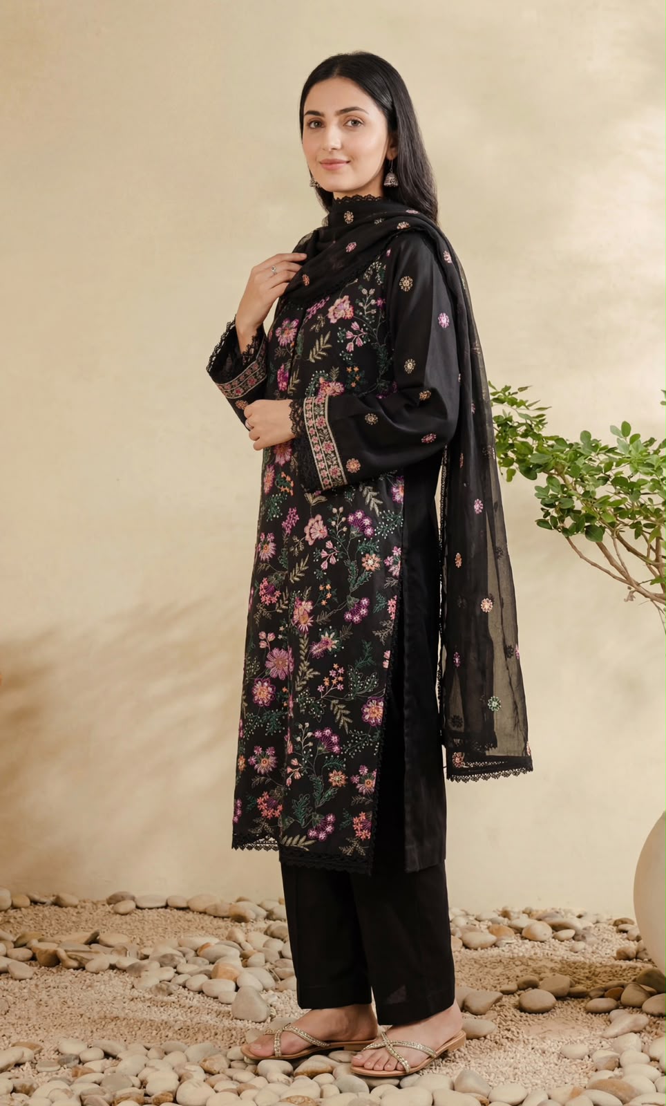 ALISH – Stitched Premium Embroidered Lawn Collection/PAK