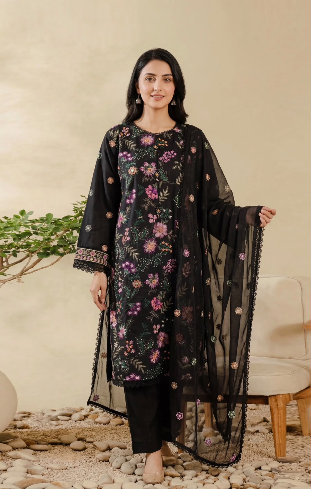 ALISH – Stitched Premium Embroidered Lawn Collection/PAK
