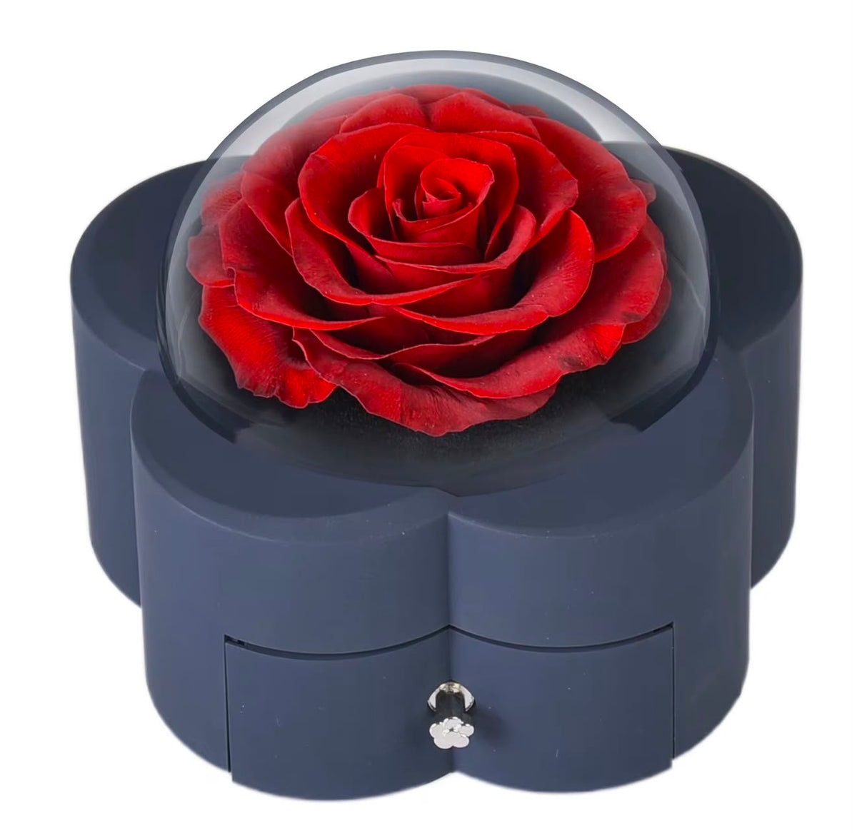 Veloura Eternal Rose Flower Gift Box – RED