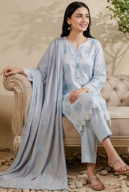 ALISH – Stitched Premium Embroidered Lawn Collection/PAK